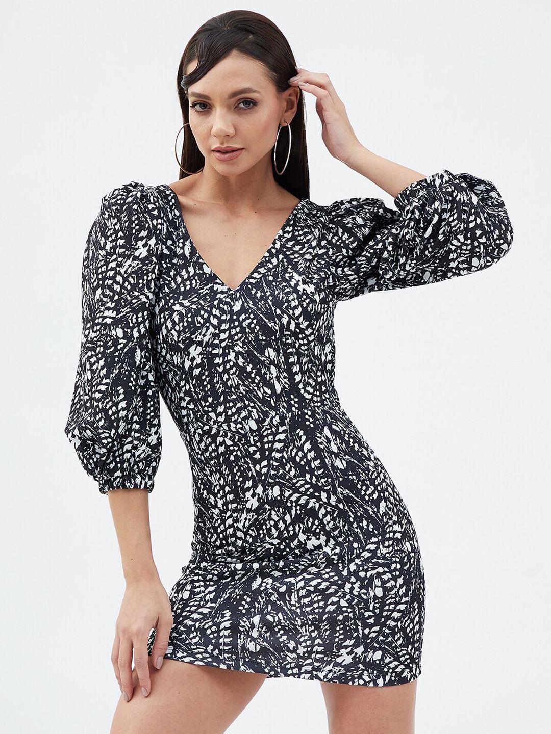 harpa printed sheath mini dress