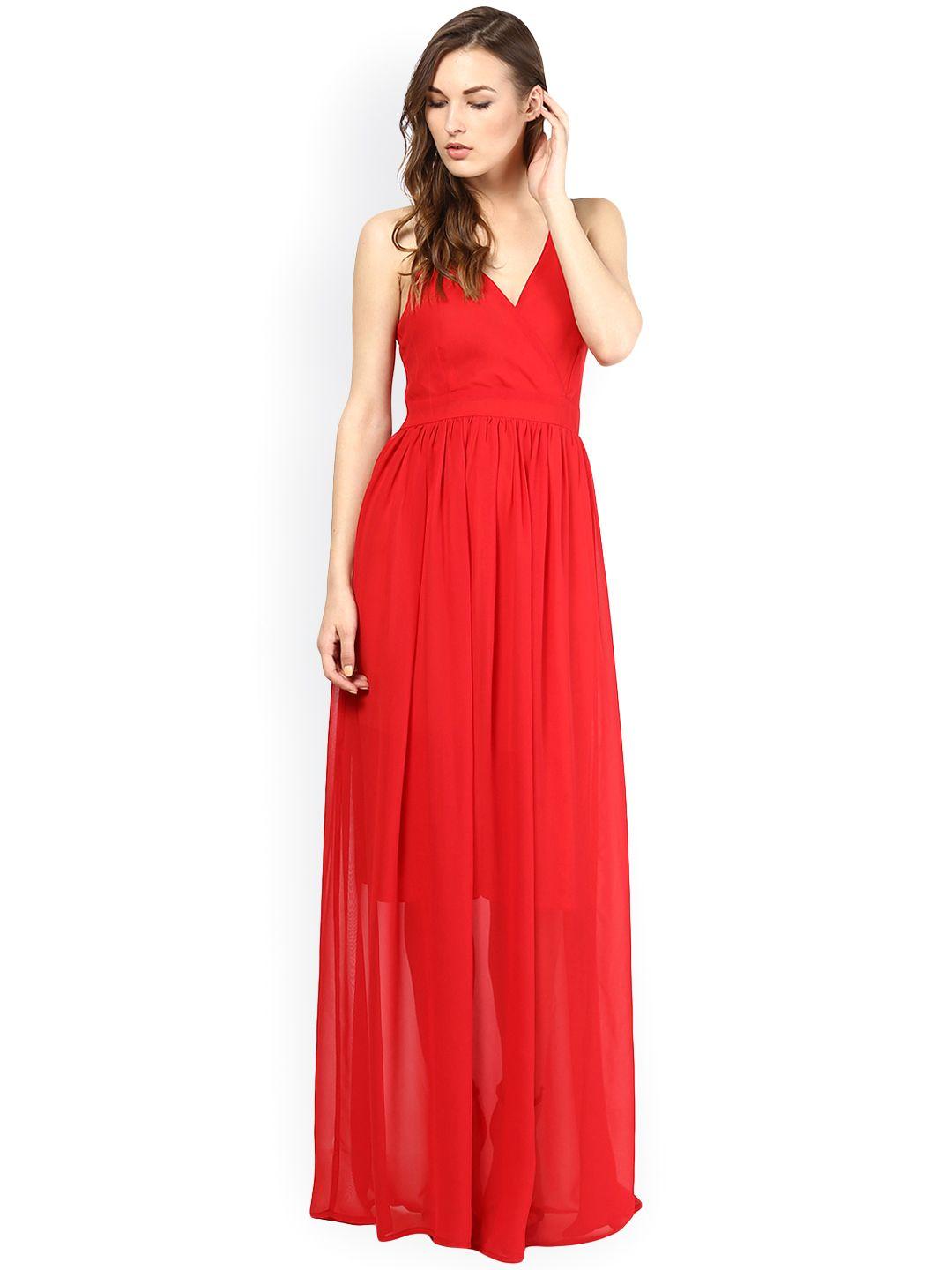 harpa red maxi dress