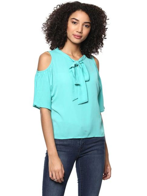 harpa teal regular fit top