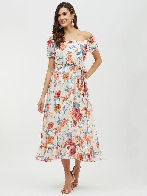 harpa white floral print dress