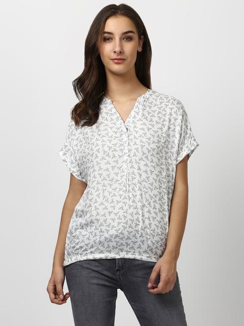 harpa white printed top