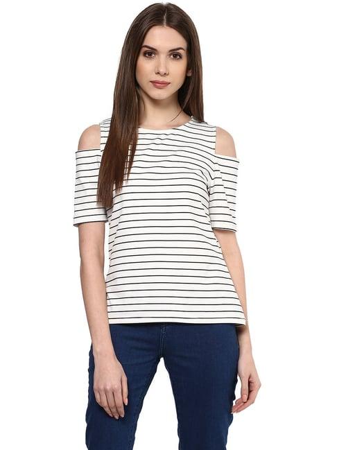 harpa white striped top