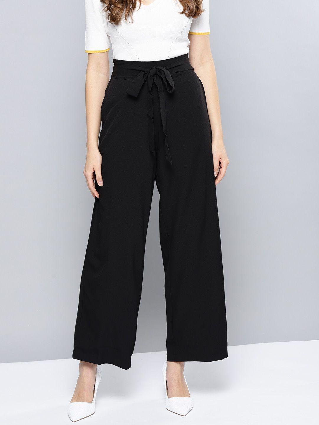 harpa women black parallel trousers