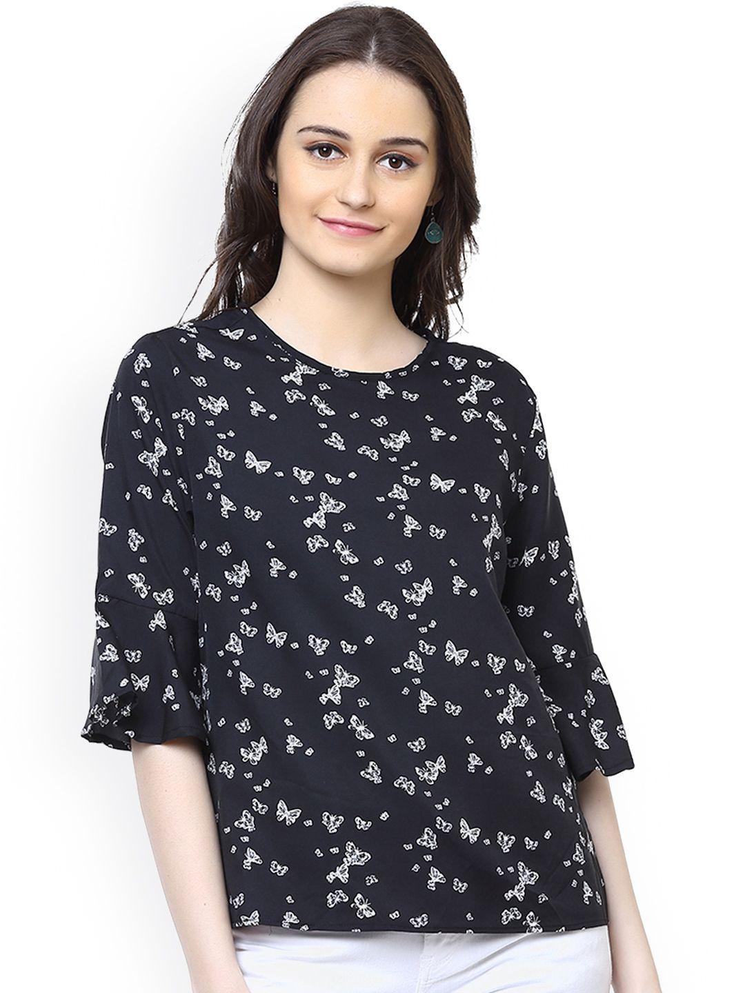 harpa women black printed top