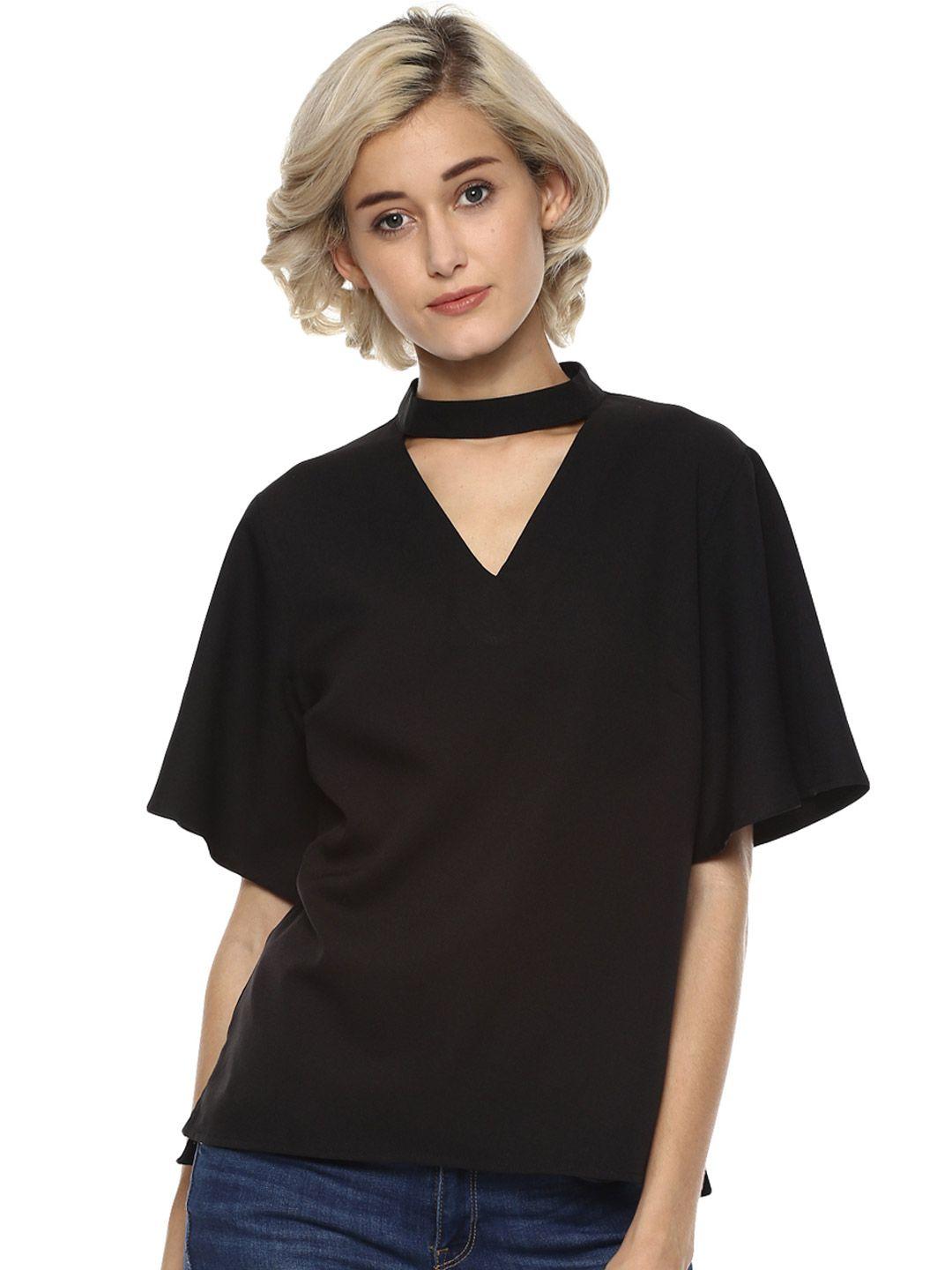 harpa women black solid top