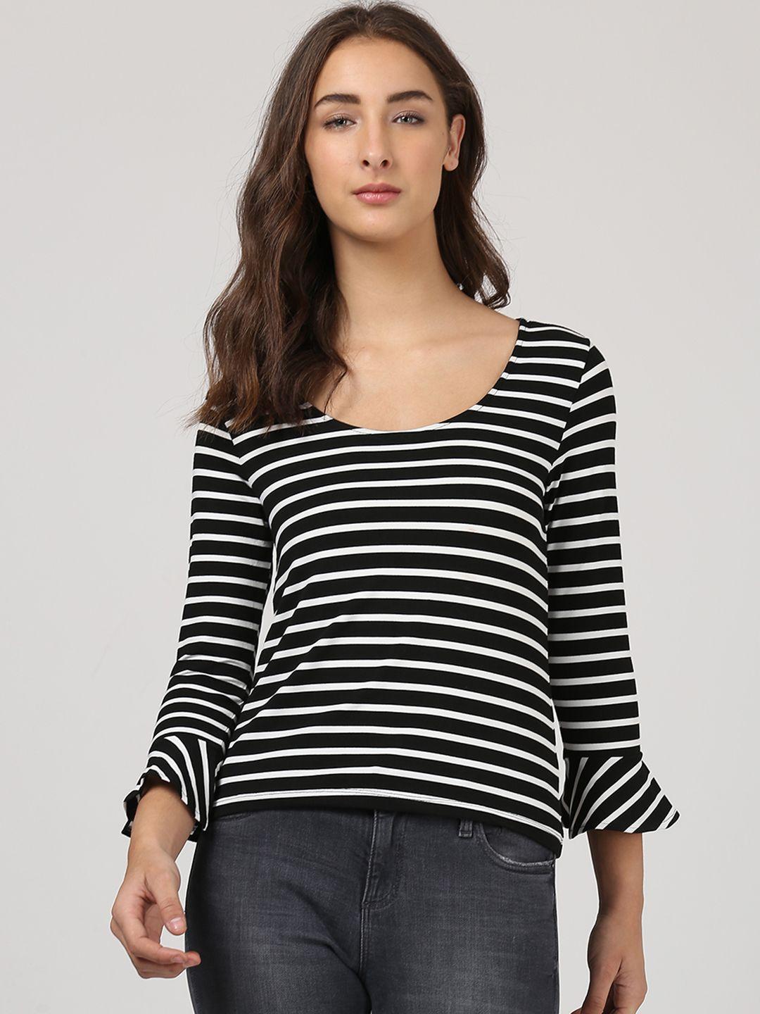 harpa women black striped top