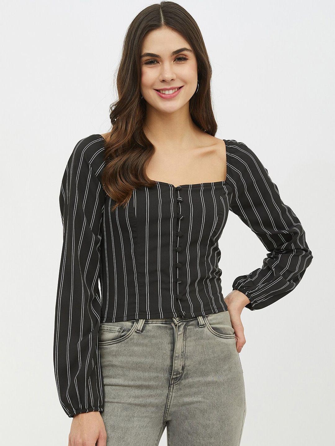 harpa women black striped top