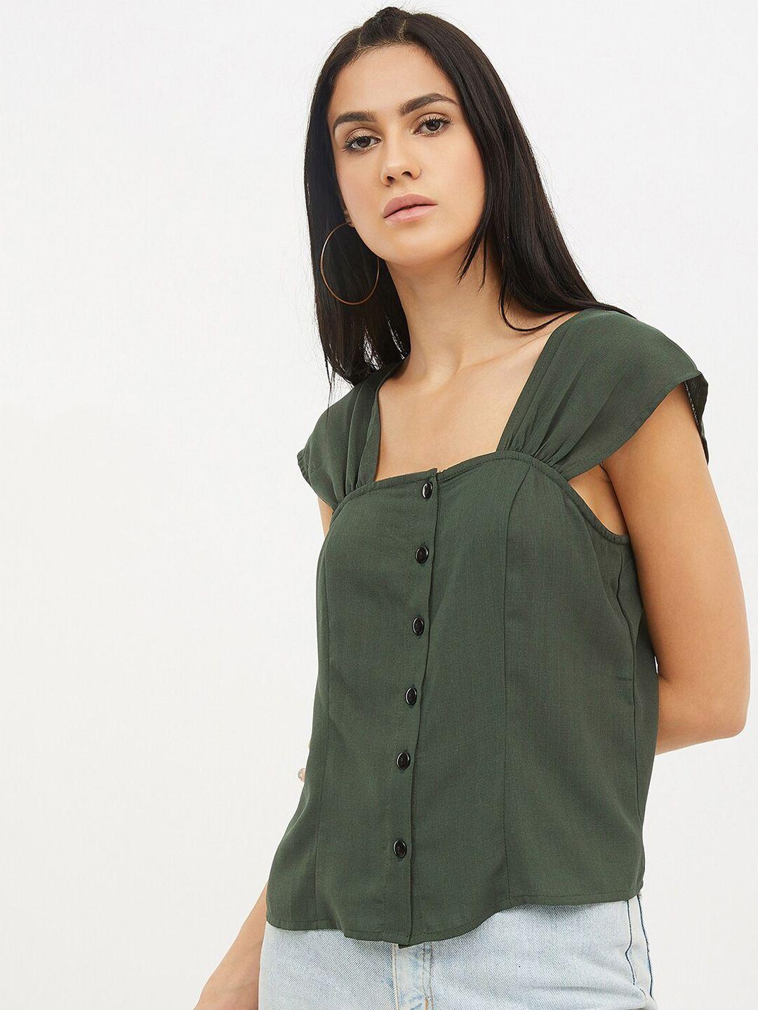 harpa women green solid top