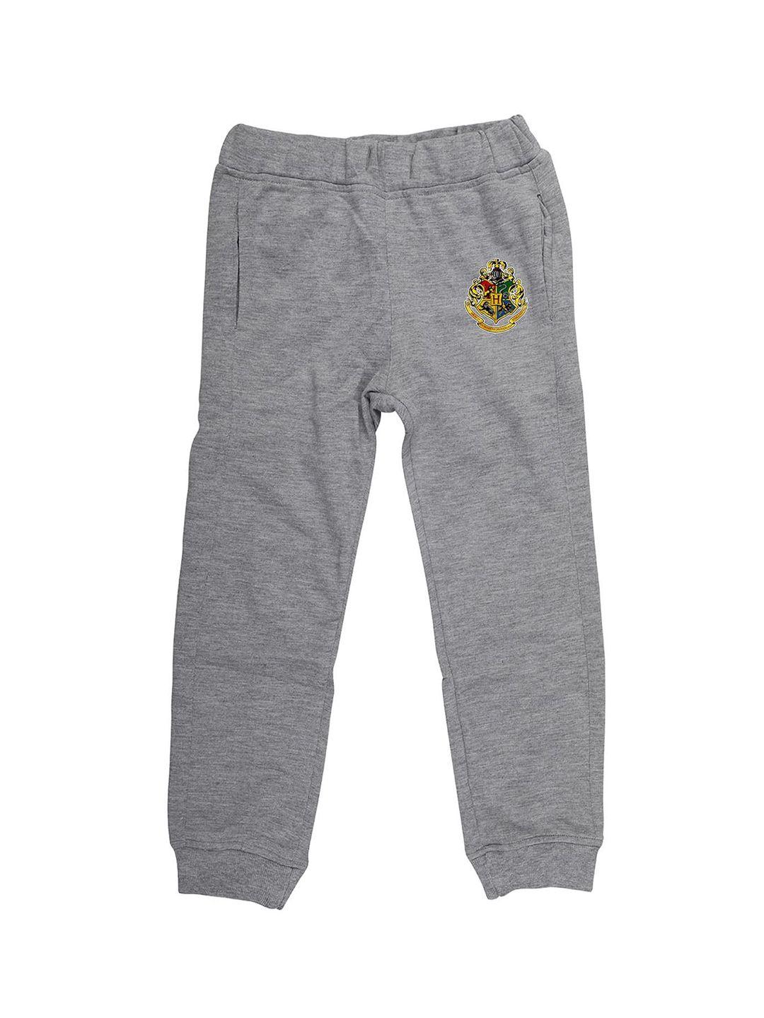 harry potter boys grey solid joggers