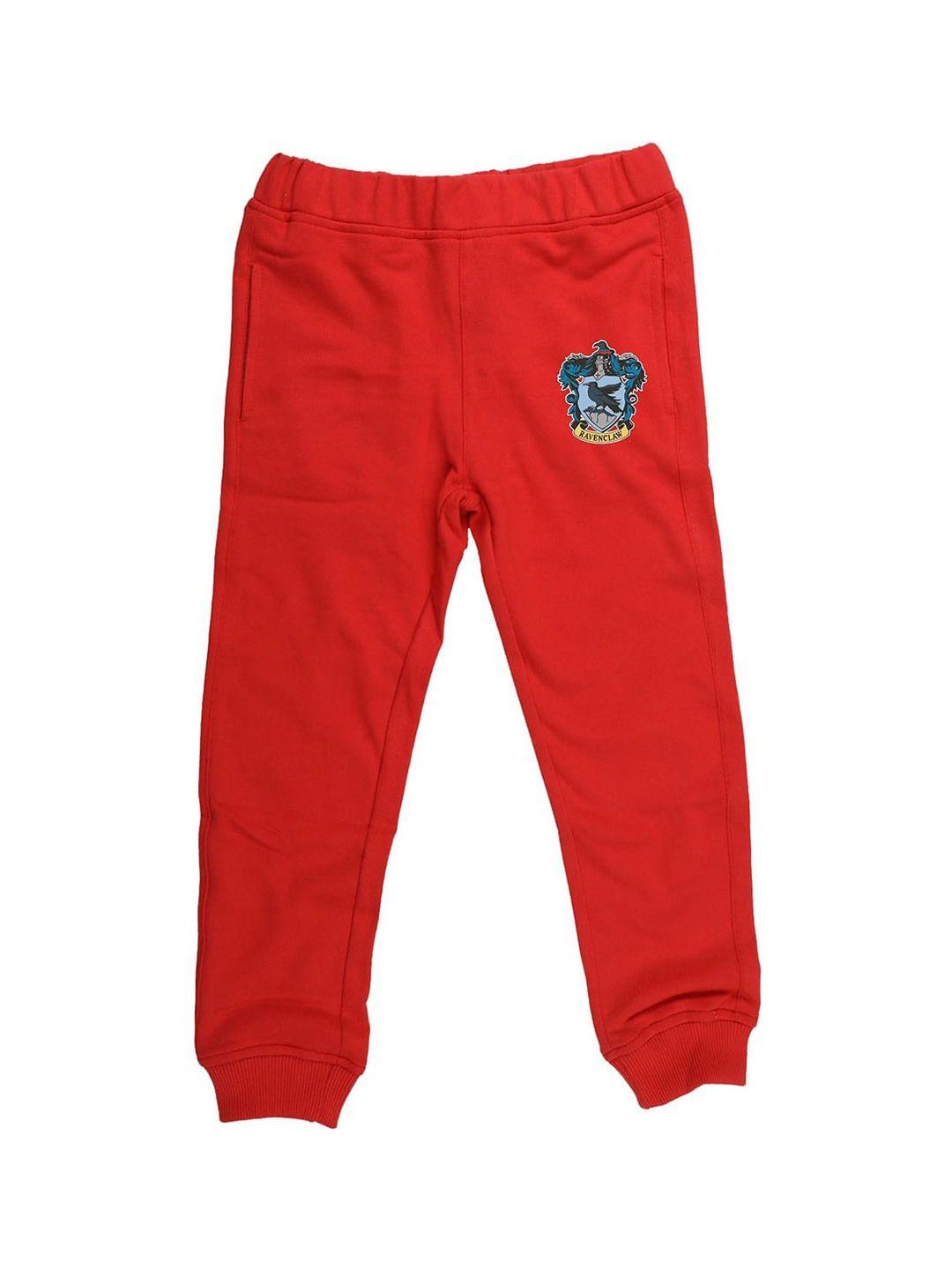 harry potter by wear your mind boys red solid joggers