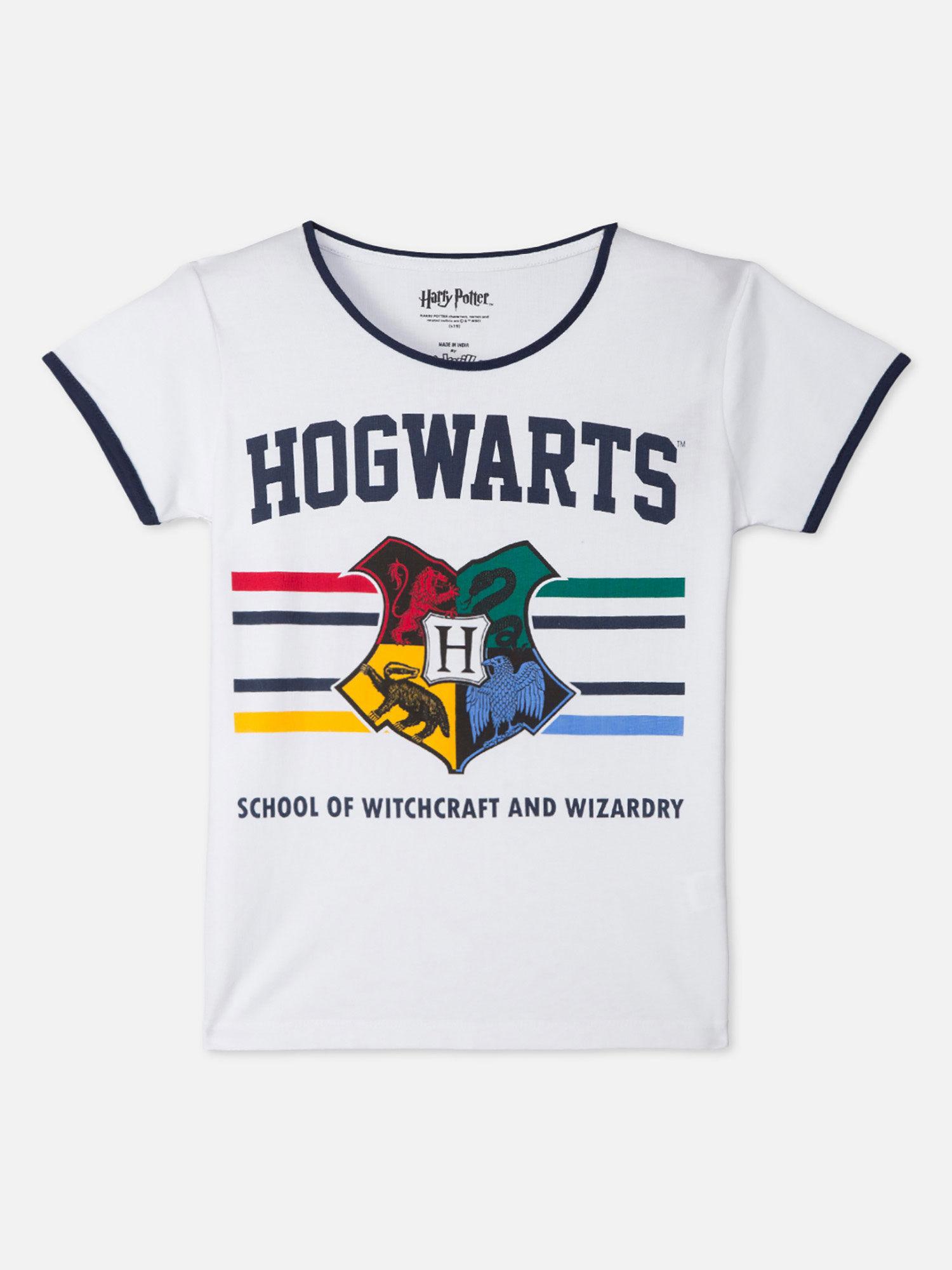 harry potter featured white t-shirt for girls