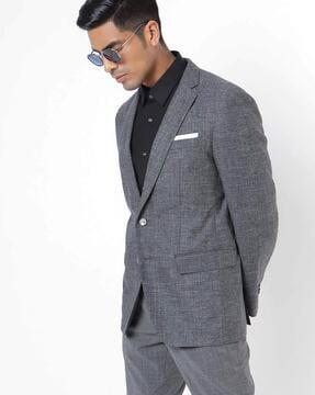 hartley single-breasted blazer with notched lapel