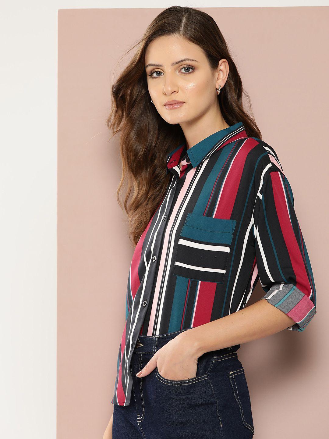 harvard multi striped casual shirt