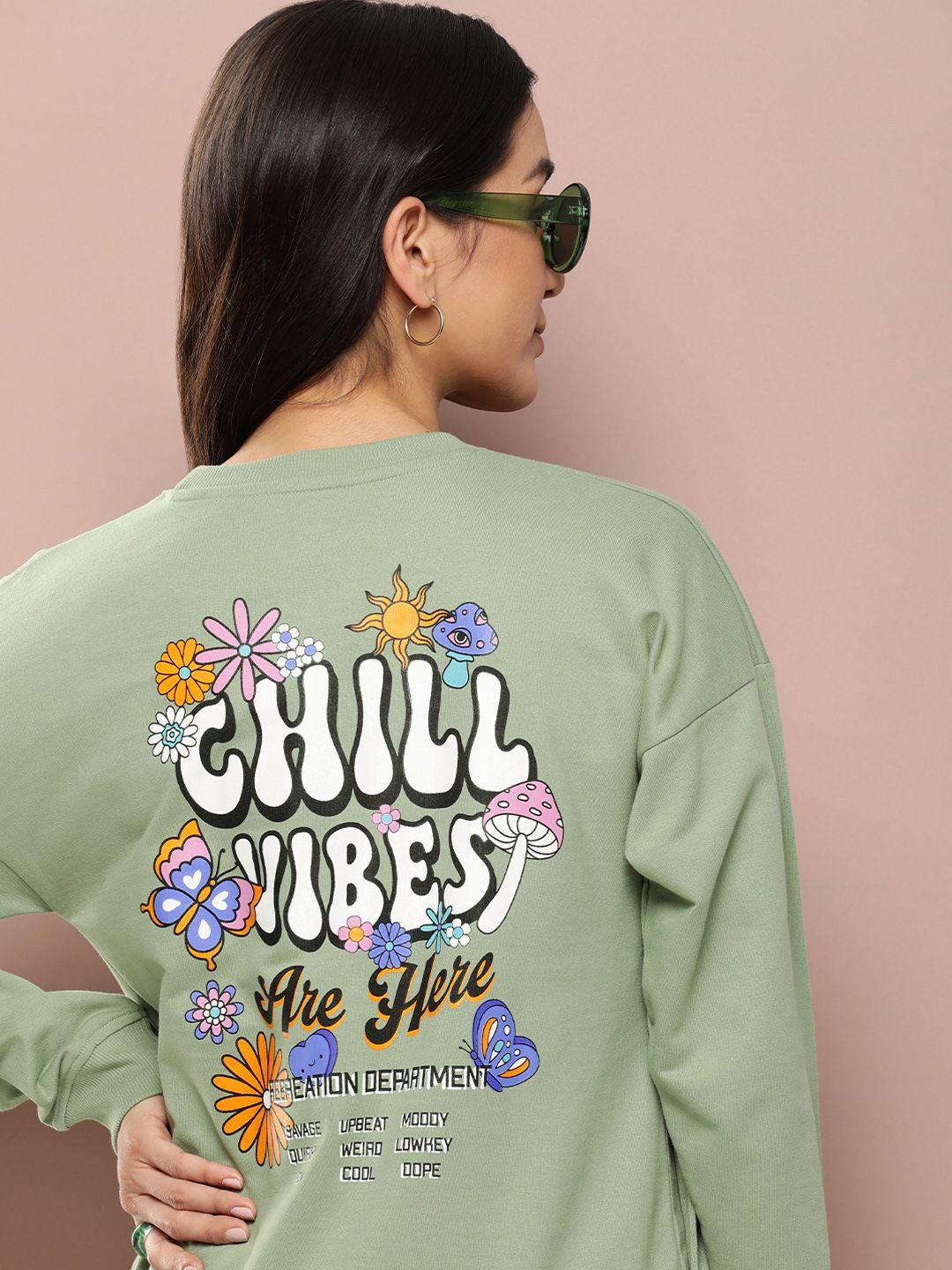 harvard graphic printed pure cotton pullover sweatshirt
