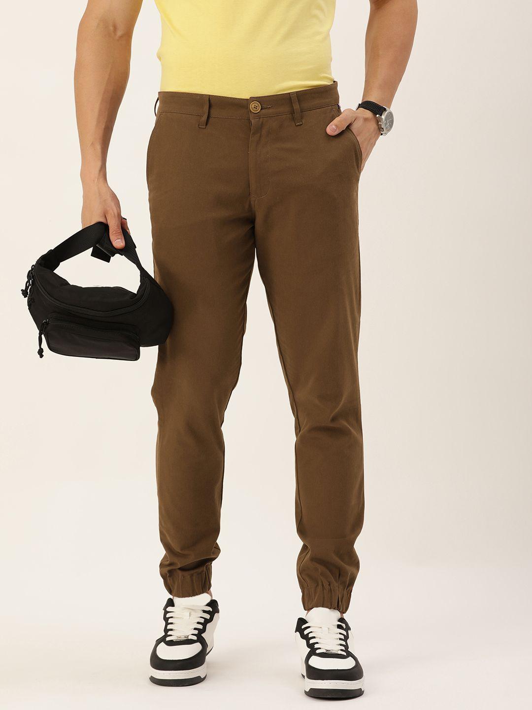 harvard men classic slim fit solid joggers