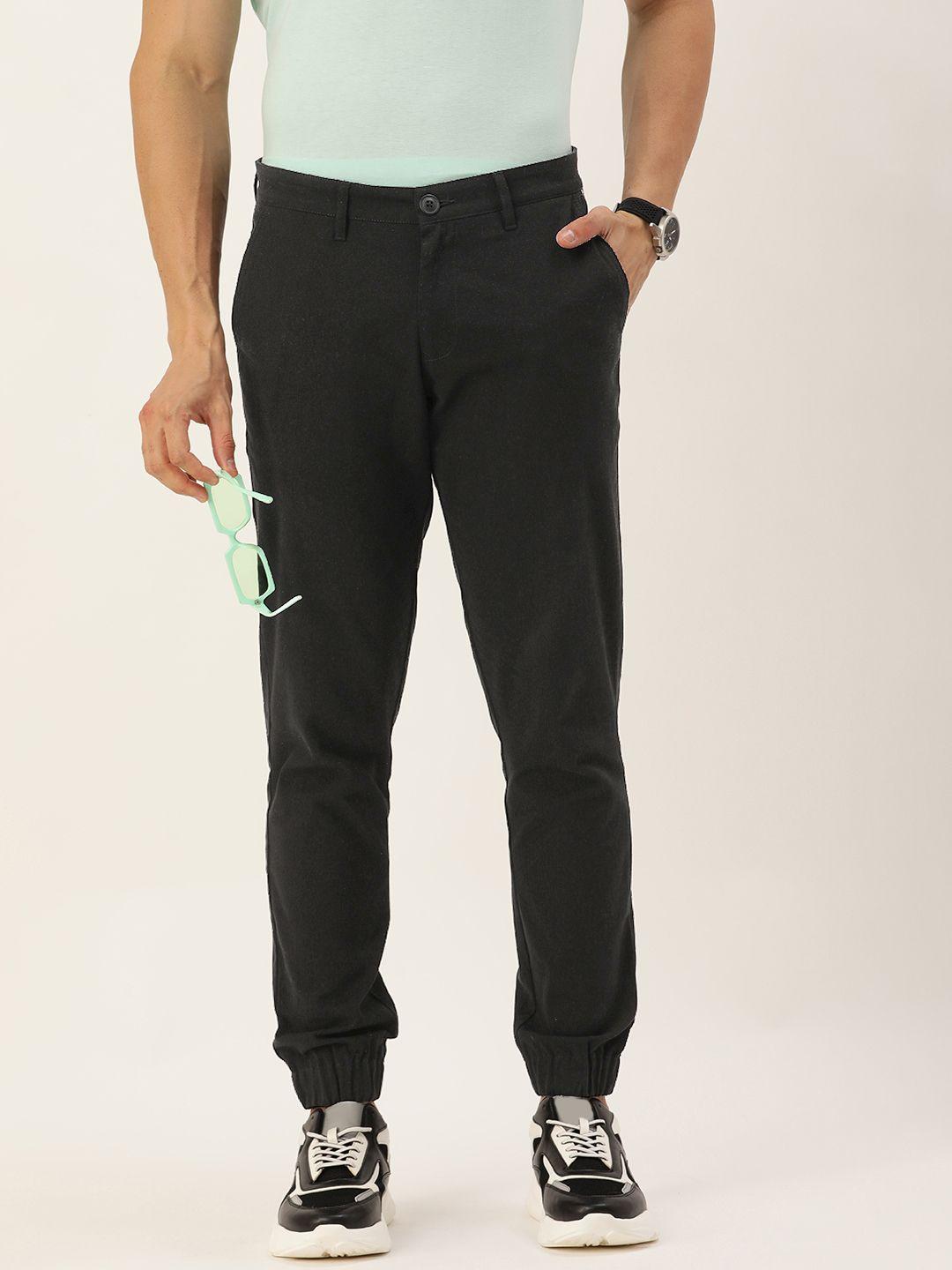 harvard men classic slim fit solid joggers