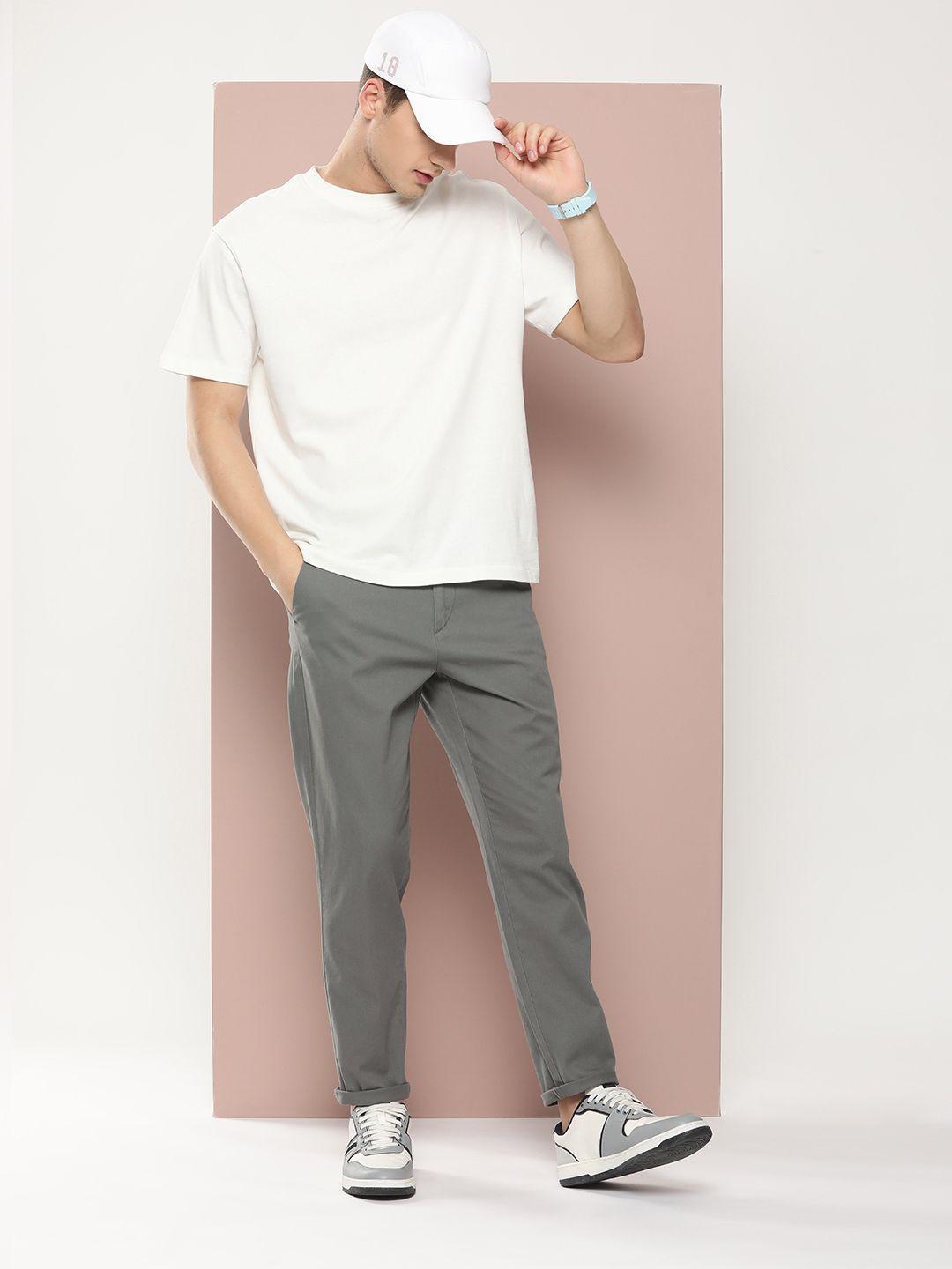 harvard men relaxed straight leg straight fit trousers