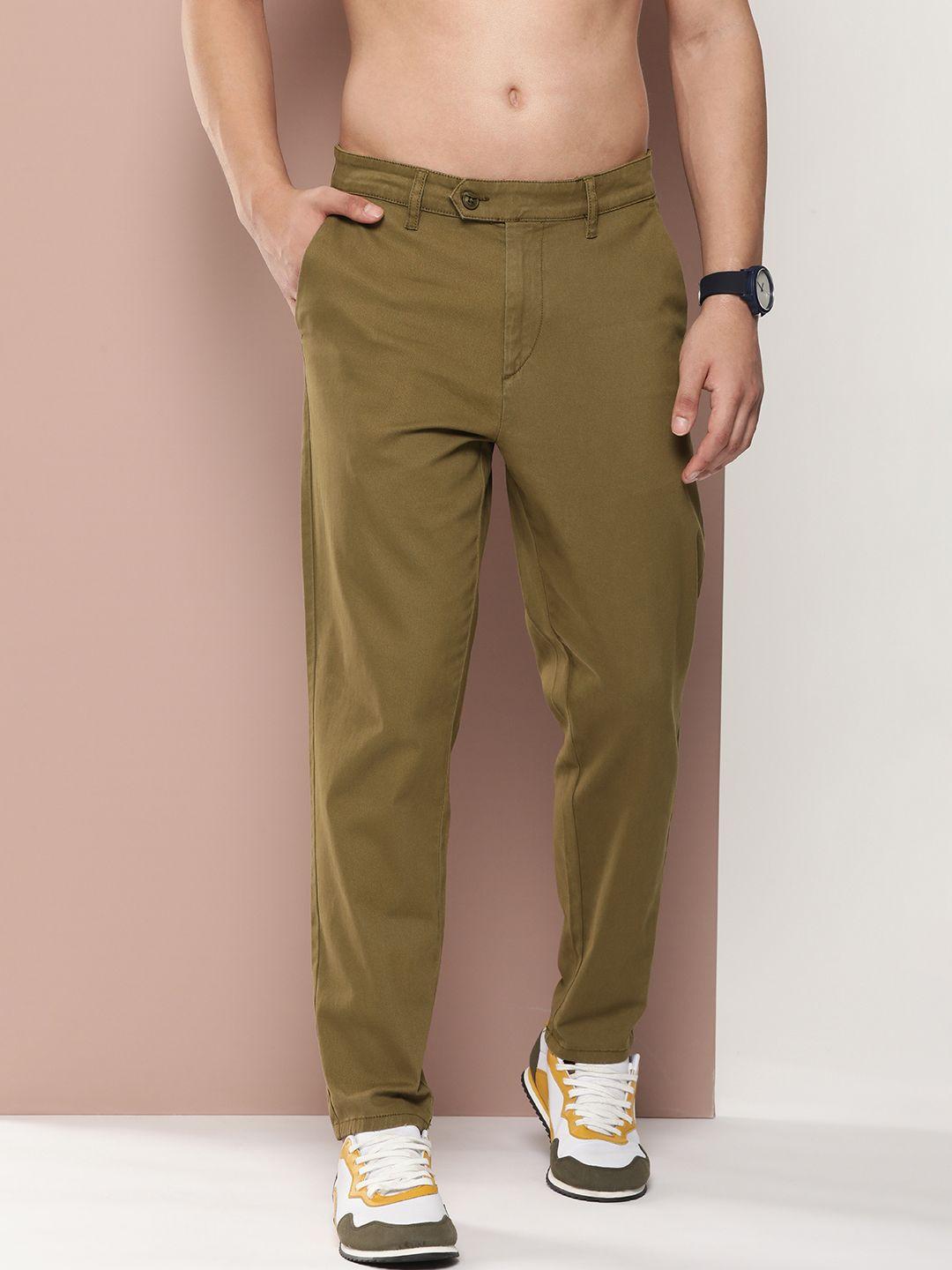 harvard men relaxed straight leg straight fit trousers