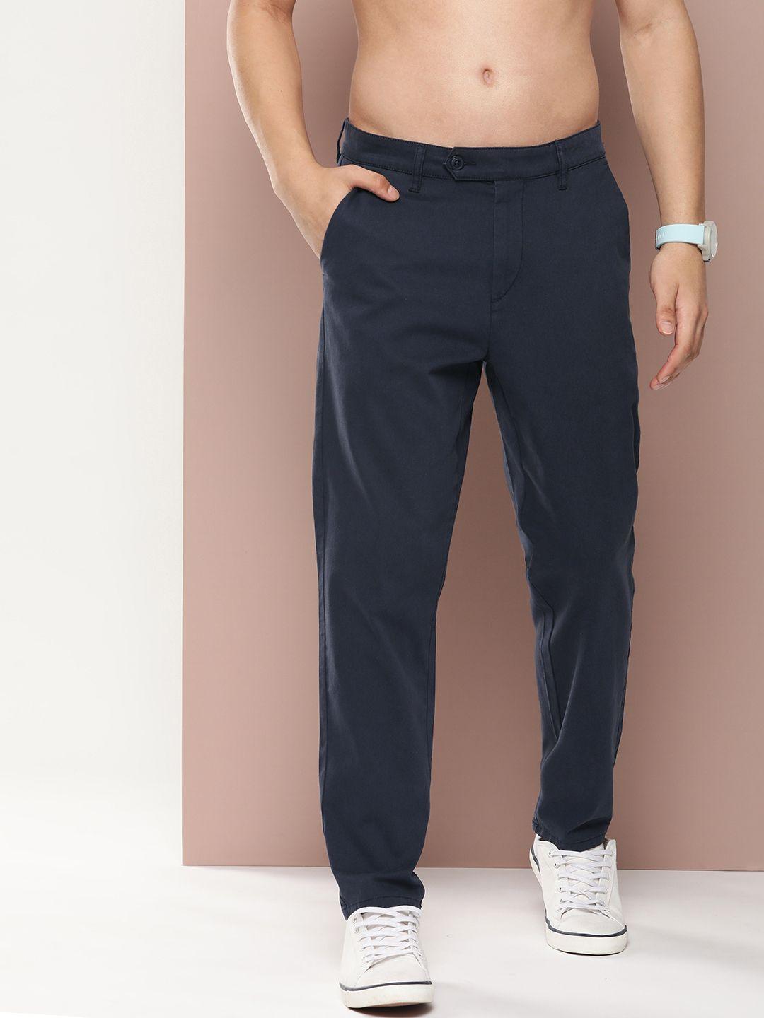 harvard men relaxed straight leg straight fit trousers