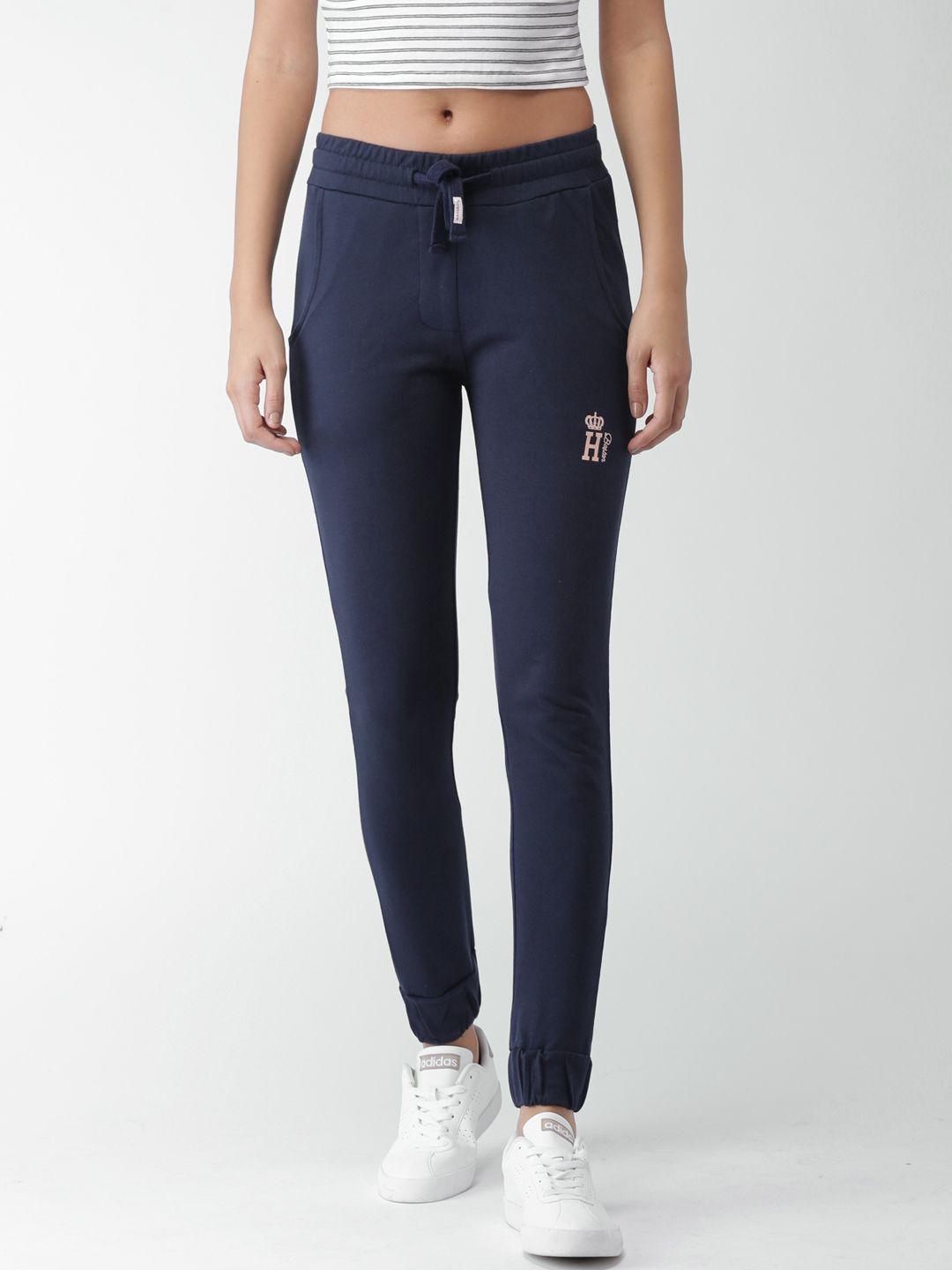 harvard navy solid joggers