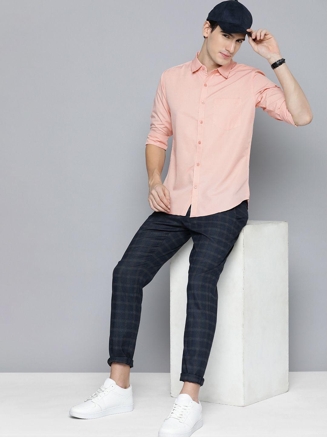 harvard regular fit casual shirt