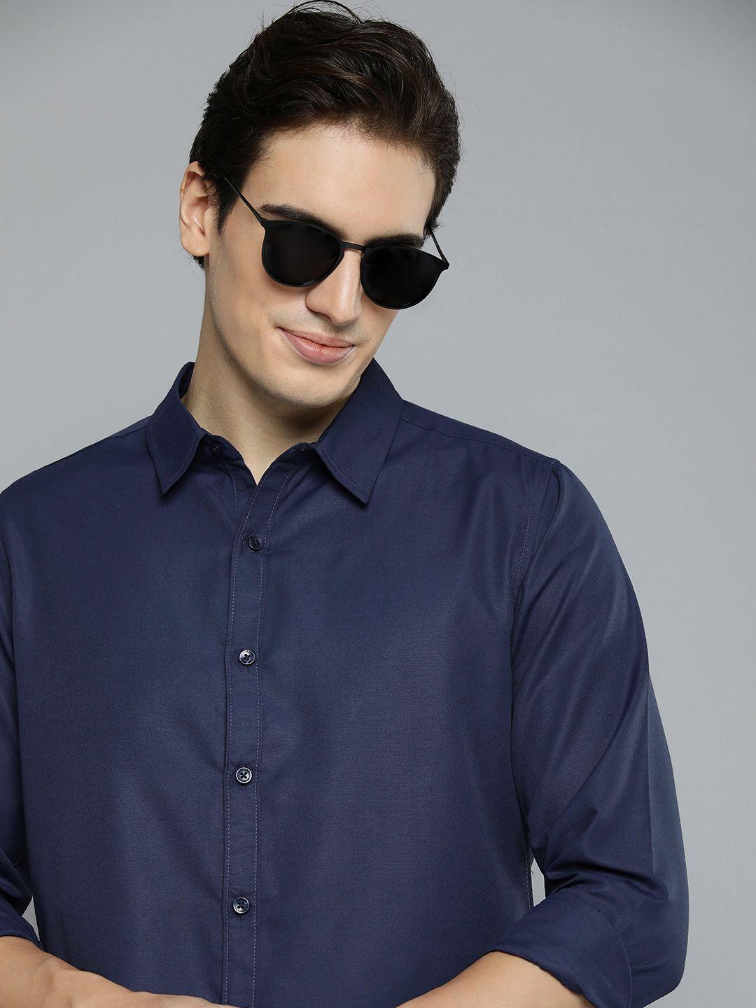 harvard solid regular fit casual shirt