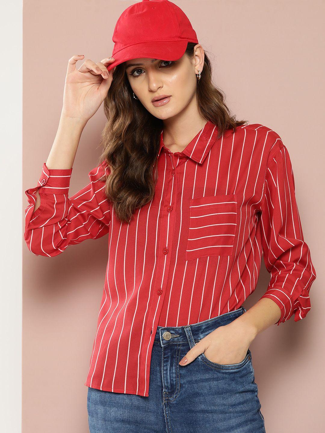 harvard striped casual shirt