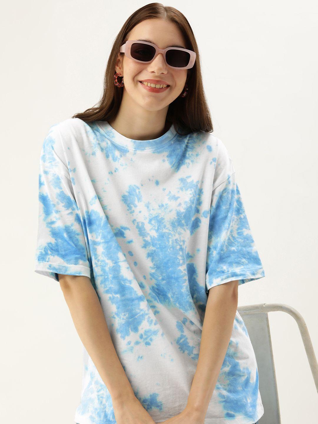 harvard tie and dye drop-shoulder sleeves t-shirt