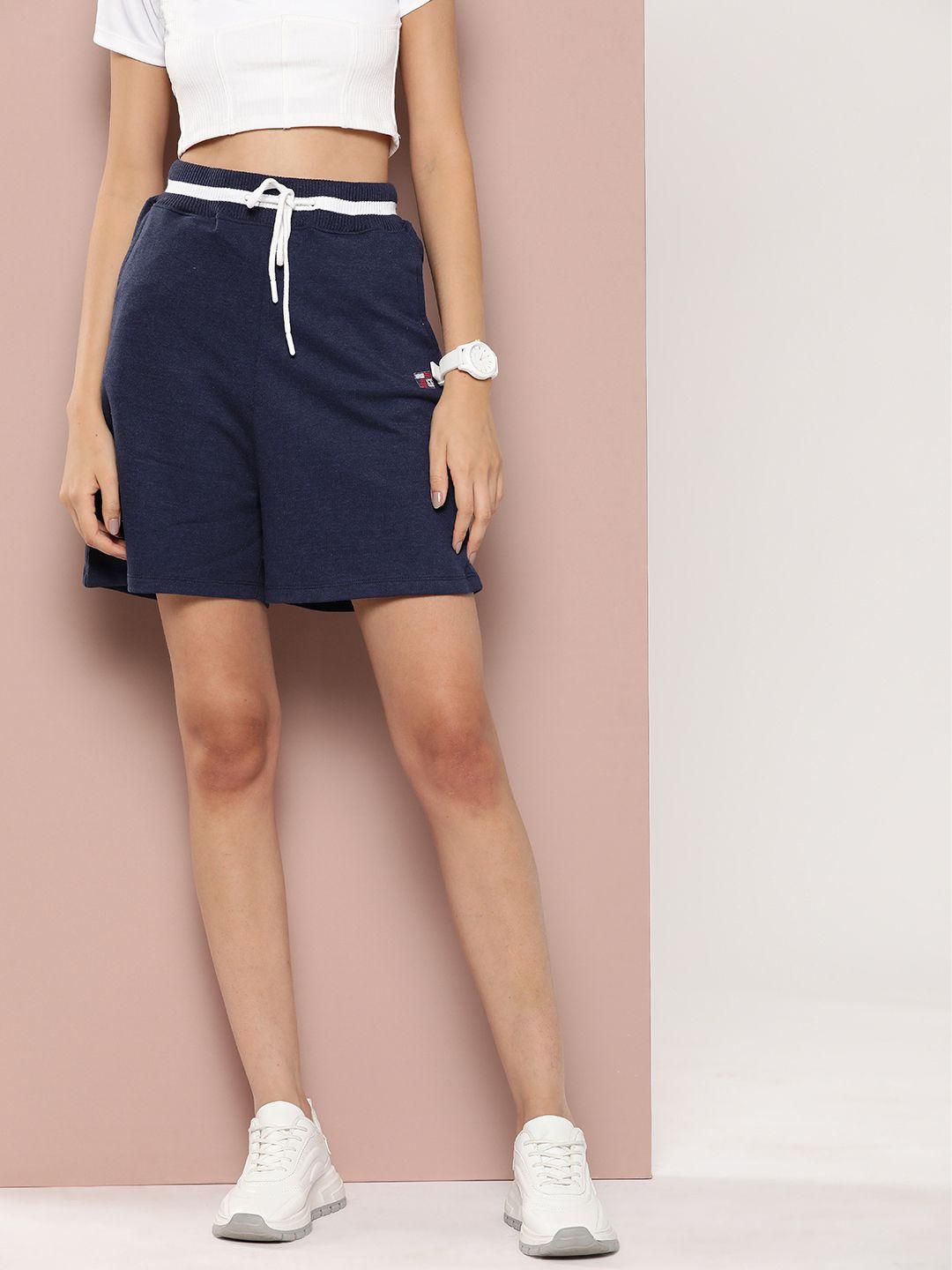 harvard women contrast tipping shorts