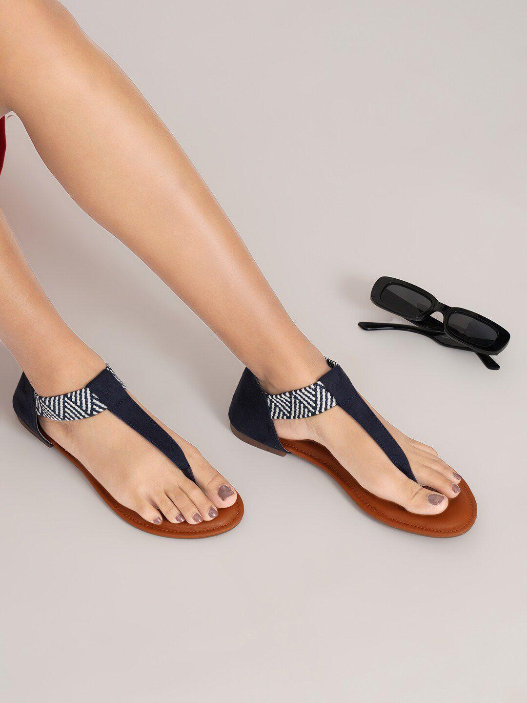 hasten open toe t-strap flats