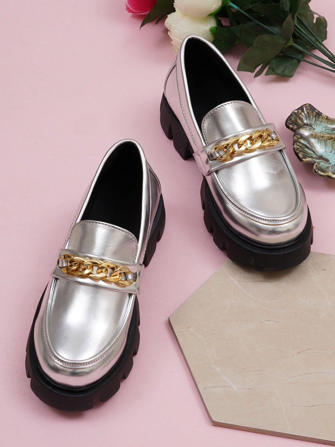 hasten women embellished heeled loafers