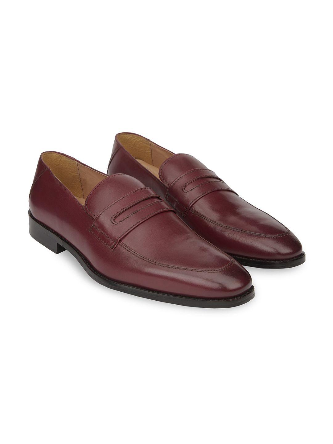 hats off accessories leather formal slip on shoes