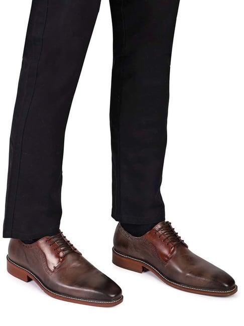 hats off accessories men's brown derby shoes