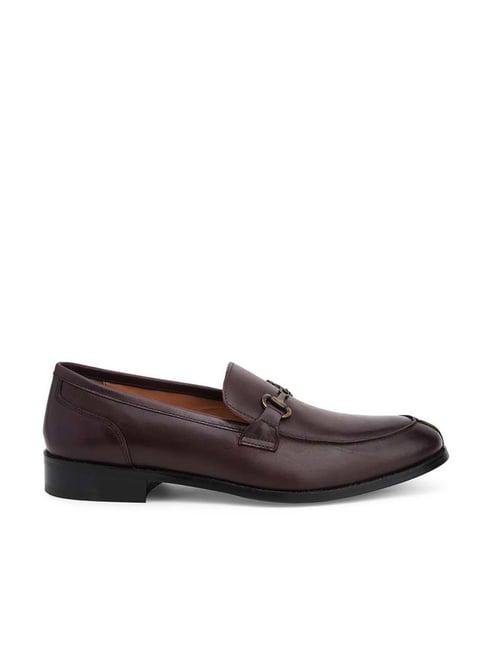 hats off accessories men's burgundy casual loafers