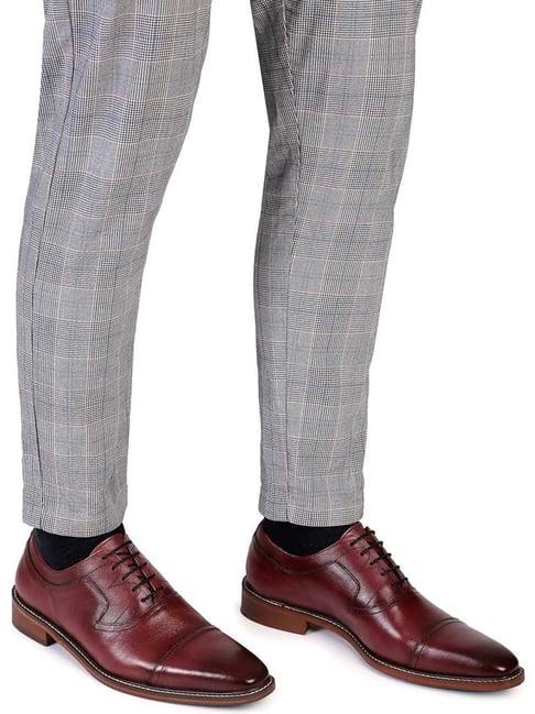 hats off accessories men's burgundy oxford shoes