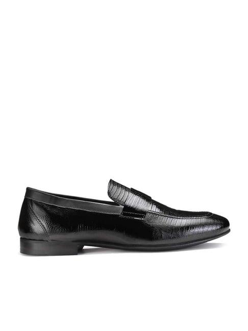 hats off accessories men's jet black casual loafers