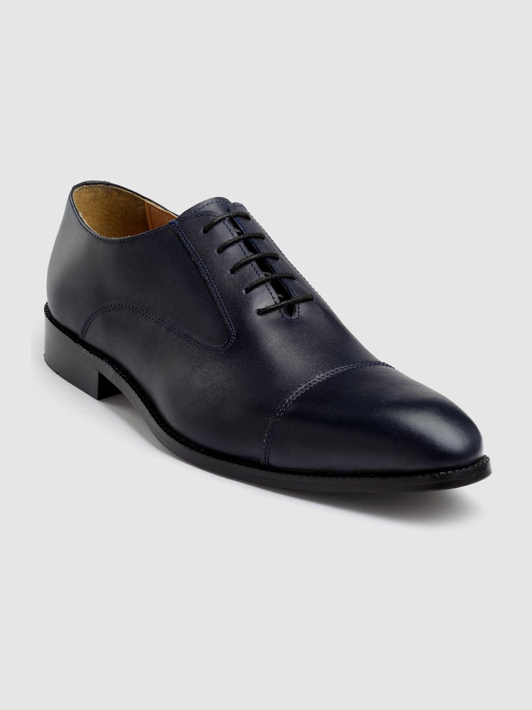 hats off accessories men textured leather formal oxfords