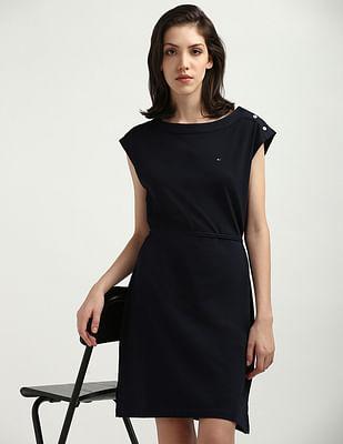 hattie solid dress