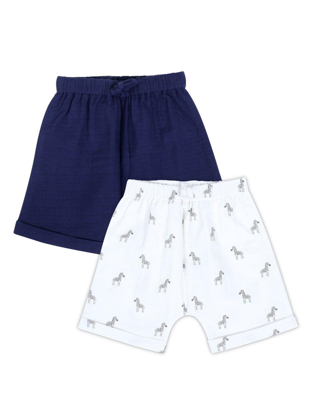 haus & kinder unisex kids set of 2 printed shorts