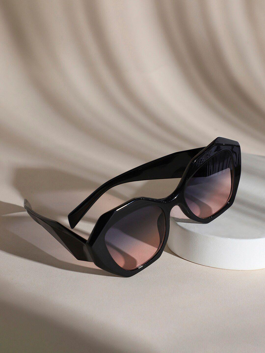 haute sauce by campus sutra women oversized sunglasses with uv lens aw23_hssg2264
