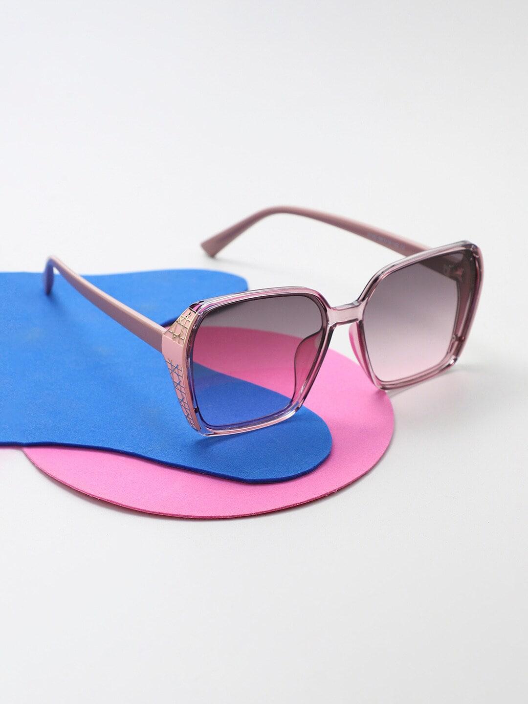 haute sauce by campus sutra women oversized sunglasses with uv protected aw23_hssg2272