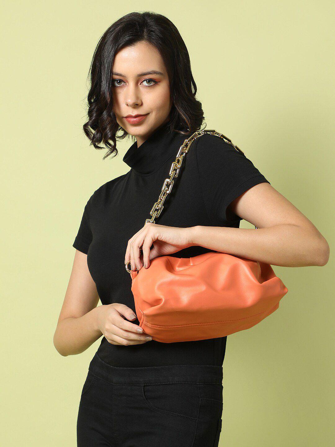 haute sauce by  campus sutra structured hobo bag