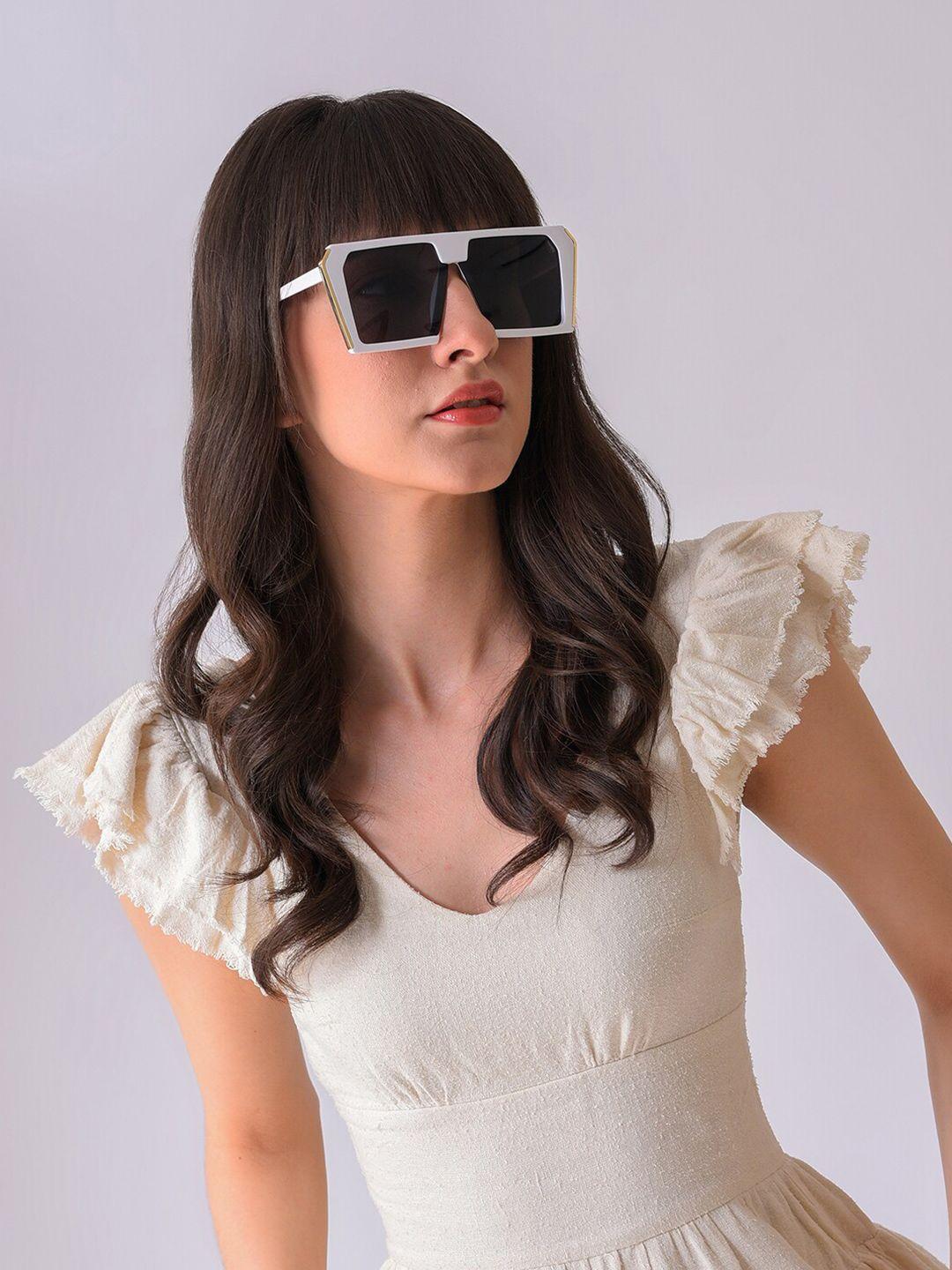 haute sauce by  campus sutra women lens & oversized sunglasses with uv protected lens