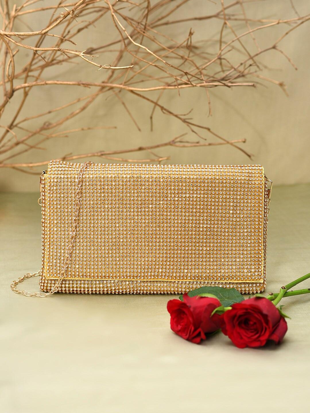 haute sauce by campus sutra embellished purse clutch
