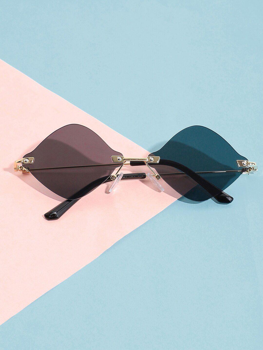 haute sauce by campus sutra unisex black lens & black other sunglasses with polarised lens