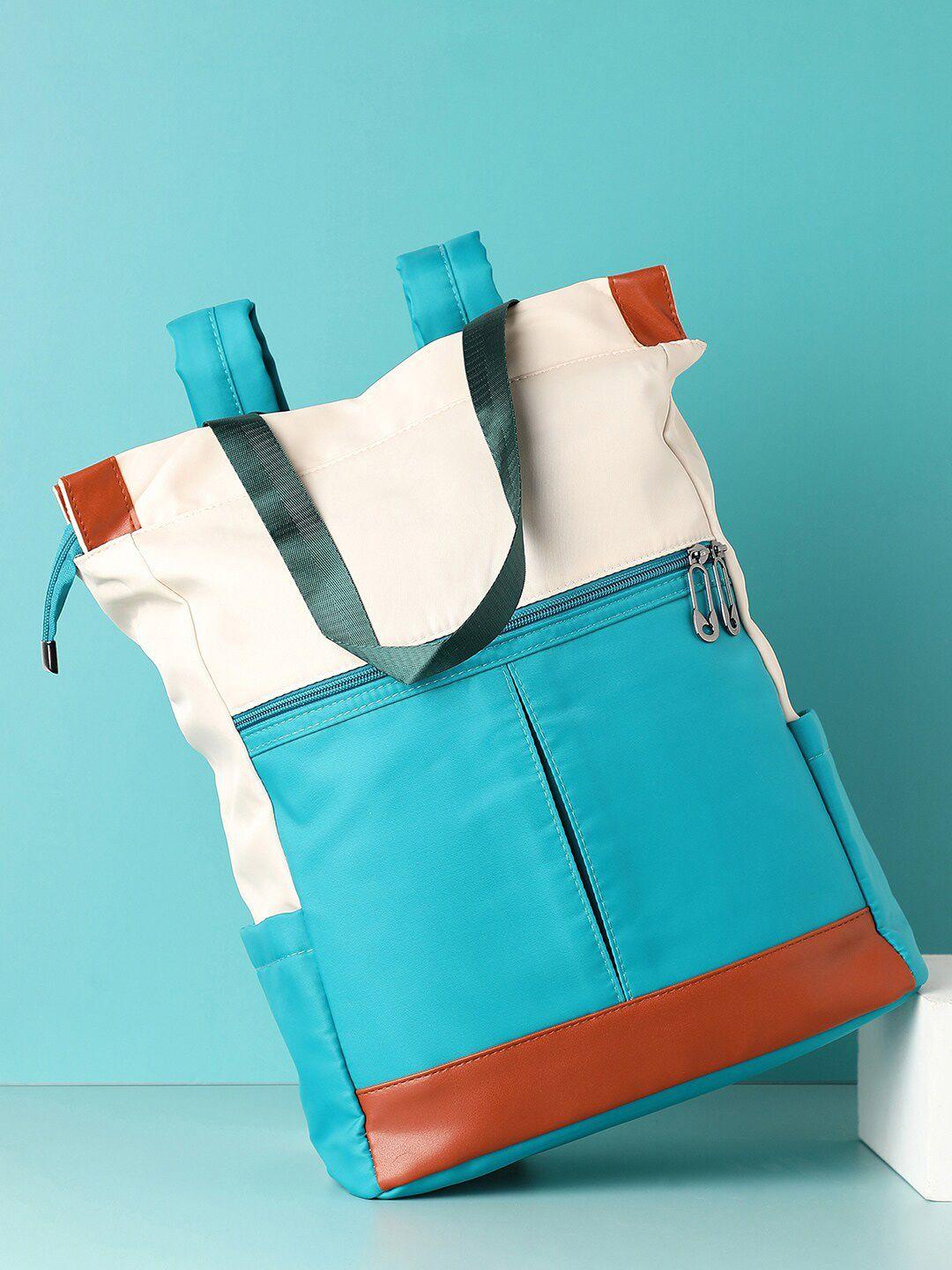 haute sauce by campus sutra women colourblocked backpack