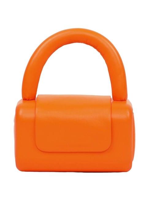 hautesauce orange solid small handbag