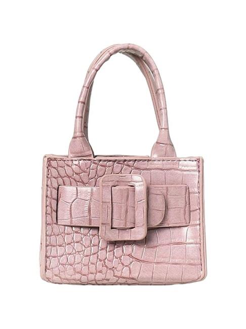 hautesauce purple textured small handbag
