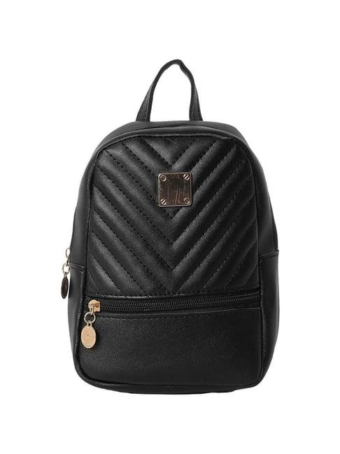 hautesauce black quilted medium backpack