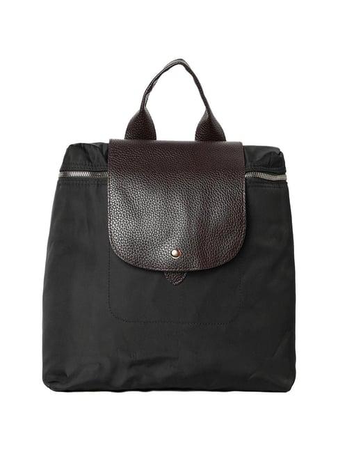 hautesauce black solid large convertible backpack
